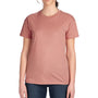 Next Level Womens Relaxed Short Sleeve Crewneck T-Shirt - Desert Pink