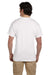 Fruit Of The Loom 3931 Mens HD Jersey Short Sleeve Crewneck T-Shirt White Back