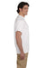 Fruit Of The Loom 3931 Mens HD Jersey Short Sleeve Crewneck T-Shirt White Side