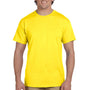 Fruit Of The Loom Mens HD Jersey Short Sleeve Crewneck T-Shirt - Yellow