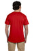 Fruit Of The Loom 3931 Mens HD Jersey Short Sleeve Crewneck T-Shirt Red Back