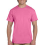 Fruit Of The Loom Mens HD Jersey Short Sleeve Crewneck T-Shirt - Azalea Pink
