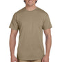 Fruit Of The Loom Mens HD Jersey Short Sleeve Crewneck T-Shirt - Khaki
