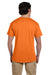 Fruit Of The Loom 3931 Mens HD Jersey Short Sleeve Crewneck T-Shirt Safety Orange Back
