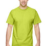 Fruit Of The Loom Mens HD Jersey Short Sleeve Crewneck T-Shirt - Safety Green