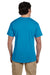 Fruit Of The Loom 3931 Mens HD Jersey Short Sleeve Crewneck T-Shirt Pacific Blue Back