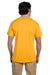Fruit Of The Loom 3931 Mens HD Jersey Short Sleeve Crewneck T-Shirt Gold Back