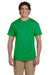 Fruit Of The Loom 3931 Mens HD Jersey Short Sleeve Crewneck T-Shirt Kelly Green Front