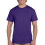 Fruit Of The Loom Mens HD Jersey Short Sleeve Crewneck T-Shirt - Purple