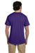 Fruit Of The Loom 3931 Mens HD Jersey Short Sleeve Crewneck T-Shirt Purple Back