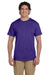 Fruit Of The Loom 3931 Mens HD Jersey Short Sleeve Crewneck T-Shirt Deep Purple Front