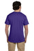Fruit Of The Loom 3931 Mens HD Jersey Short Sleeve Crewneck T-Shirt Deep Purple Back