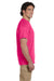 Fruit Of The Loom 3931 Mens HD Jersey Short Sleeve Crewneck T-Shirt Cyber Pink Side