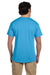 Fruit Of The Loom 3931 Mens HD Jersey Short Sleeve Crewneck T-Shirt Aquatic Blue Back