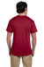 Fruit Of The Loom 3931 Mens HD Jersey Short Sleeve Crewneck T-Shirt Cardinal Red Back