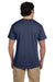 Fruit Of The Loom 3931 Mens HD Jersey Short Sleeve Crewneck T-Shirt Denim Blue Back