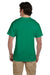 Fruit Of The Loom 3931 Mens HD Jersey Short Sleeve Crewneck T-Shirt Heather Green Back