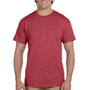 Fruit Of The Loom Mens HD Jersey Short Sleeve Crewneck T-Shirt - Crimson Red