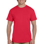 Fruit Of The Loom Mens HD Jersey Short Sleeve Crewneck T-Shirt - Fiery Red