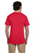Fruit Of The Loom 3931 Mens HD Jersey Short Sleeve Crewneck T-Shirt Fiery Red Back