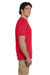 Fruit Of The Loom 3931 Mens HD Jersey Short Sleeve Crewneck T-Shirt Fiery Red Side
