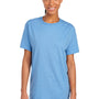 Fruit Of The Loom Mens HD Jersey Short Sleeve Crewneck T-Shirt - Heather Carolina Blue - NEW