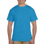 Fruit Of The Loom Mens HD Jersey Short Sleeve Crewneck T-Shirt - Heather Turquoise Blue