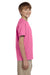 Fruit Of The Loom 3931B Youth HD Jersey Short Sleeve Crewneck T-Shirt Azalea Pink Back