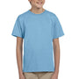 Fruit Of The Loom Youth HD Jersey Short Sleeve Crewneck T-Shirt - Light Blue