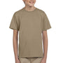 Fruit Of The Loom Youth HD Jersey Short Sleeve Crewneck T-Shirt - Khaki