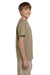 Fruit Of The Loom 3931B Youth HD Jersey Short Sleeve Crewneck T-Shirt Khaki Brown Side