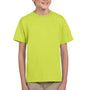 Fruit Of The Loom Youth HD Jersey Short Sleeve Crewneck T-Shirt - Safety Green