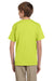 Fruit Of The Loom 3931B Youth HD Jersey Short Sleeve Crewneck T-Shirt Safety Green Back