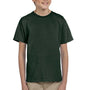 Fruit Of The Loom Youth HD Jersey Short Sleeve Crewneck T-Shirt - Forest Green