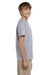 Fruit Of The Loom 3931B Youth HD Jersey Short Sleeve Crewneck T-Shirt Heather Grey Side
