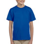 Fruit Of The Loom Youth HD Jersey Short Sleeve Crewneck T-Shirt - Royal Blue