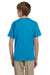 Fruit Of The Loom 3931B Youth HD Jersey Short Sleeve Crewneck T-Shirt Pacific Blue Back