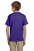 Fruit Of The Loom 3931B Youth HD Jersey Short Sleeve Crewneck T-Shirt Purple Back