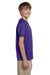 Fruit Of The Loom 3931B Youth HD Jersey Short Sleeve Crewneck T-Shirt Purple Side