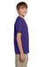 Fruit Of The Loom 3931B Youth HD Jersey Short Sleeve Crewneck T-Shirt Deep Purple Side
