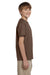 Fruit Of The Loom 3931B Youth HD Jersey Short Sleeve Crewneck T-Shirt Chocolate Brown Side