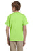 Fruit Of The Loom 3931B Youth HD Jersey Short Sleeve Crewneck T-Shirt Neon Green Back