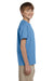 Fruit Of The Loom 3931B Youth HD Jersey Short Sleeve Crewneck T-Shirt Columbia Blue Side