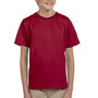 Fruit Of The Loom Youth HD Jersey Short Sleeve Crewneck T-Shirt - Cardinal Red