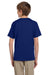 Fruit Of The Loom 3931B Youth HD Jersey Short Sleeve Crewneck T-Shirt Admiral Blue Back