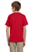 Fruit Of The Loom 3931B Youth HD Jersey Short Sleeve Crewneck T-Shirt Fiery Red Back