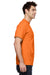 Fruit Of The Loom 3931P Mens HD Jersey Short Sleeve Crewneck T-Shirt w/ Pocket Safety Orange Side