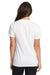 Next Level 3940 Womens Relaxed Short Sleeve V-Neck T-Shirt White Back