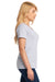 Next Level 3940 Womens Relaxed Short Sleeve V-Neck T-Shirt Heather Grey Side