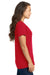 Next Level 3940 Womens Relaxed Short Sleeve V-Neck T-Shirt Red Side